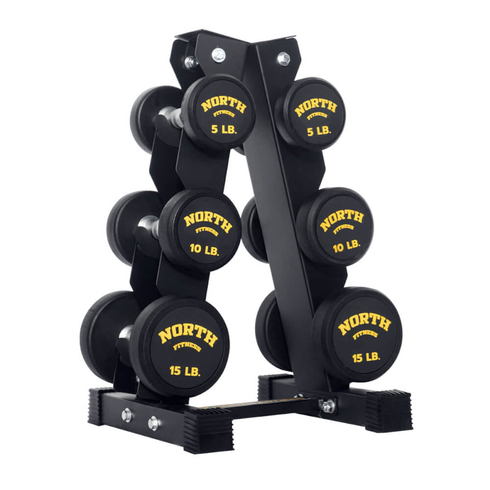 เซตดัมเบลหุ้มยาง NORTH FITNESS รุ่น DVR 15